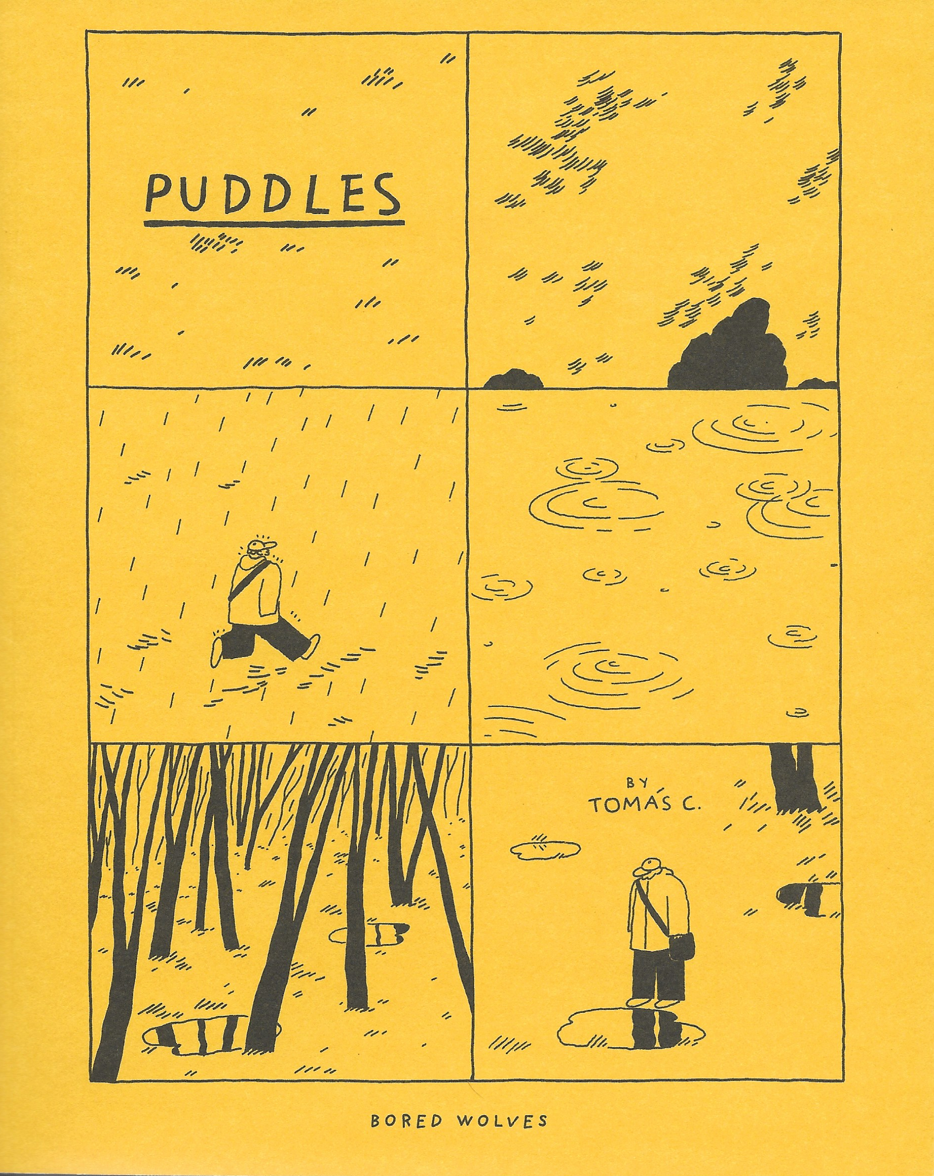Cover of Puddles by Tomas Cisternas (Bored Wolves, 2024)
