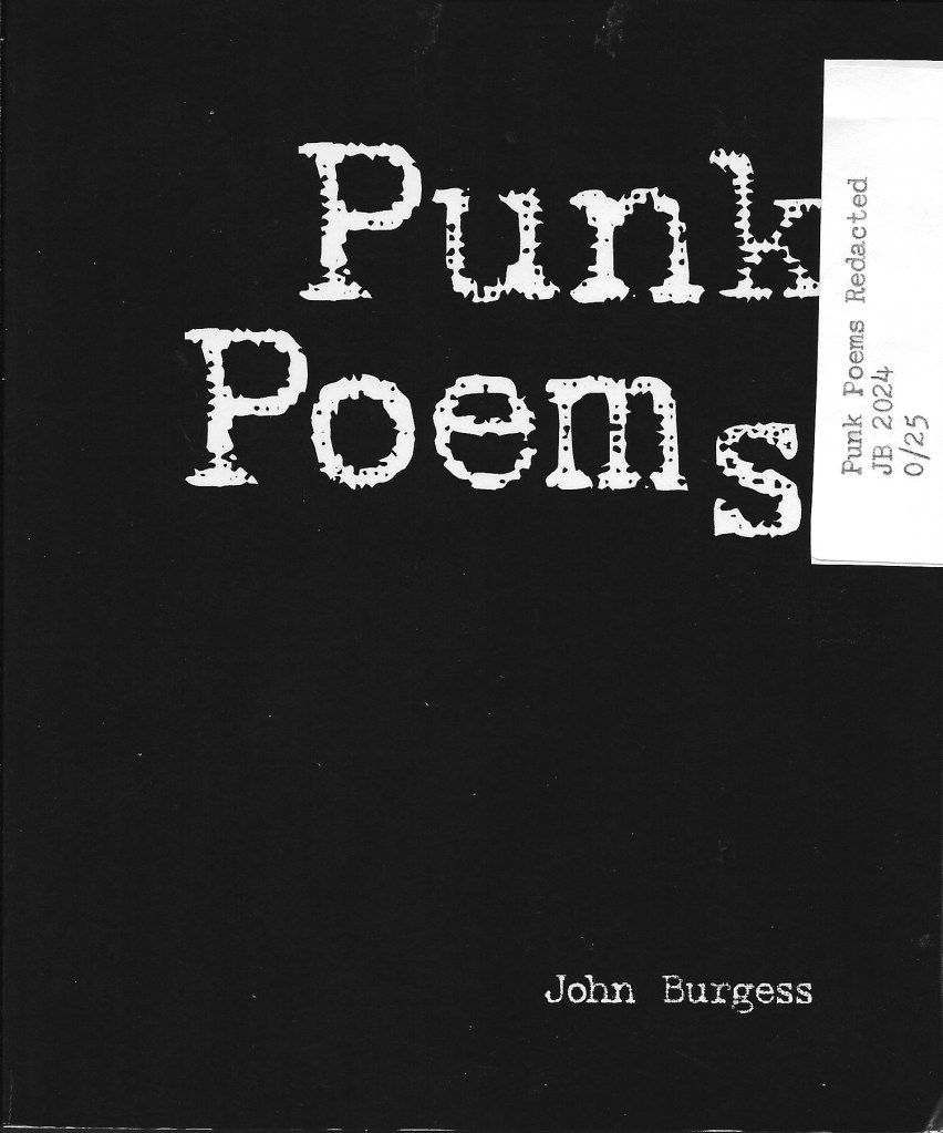 Punk Poems Redacted